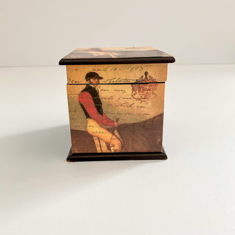 Vintage Racehorse Hat Box – The Recycled Horse Blanket Company