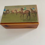 Racehorse Wood Trinket Box