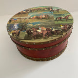 Vintage Racehorse Hat Box